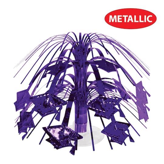 Beistle 7.5" Grad Cap Mini Cascade Centerpieces